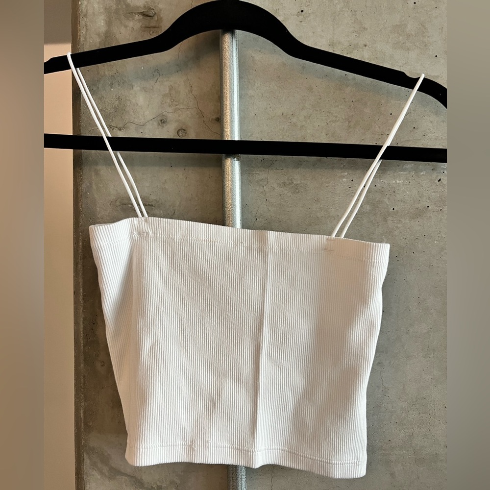 White crop top